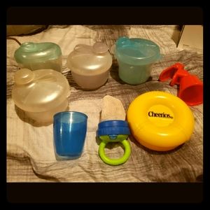 Baby Formula and Snack Storage Plus Extras